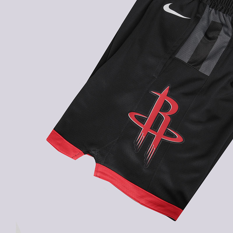 мужские черные шорты Nike Houston Rockets Shorts AJ5606-010 - цена, описание, фото 2